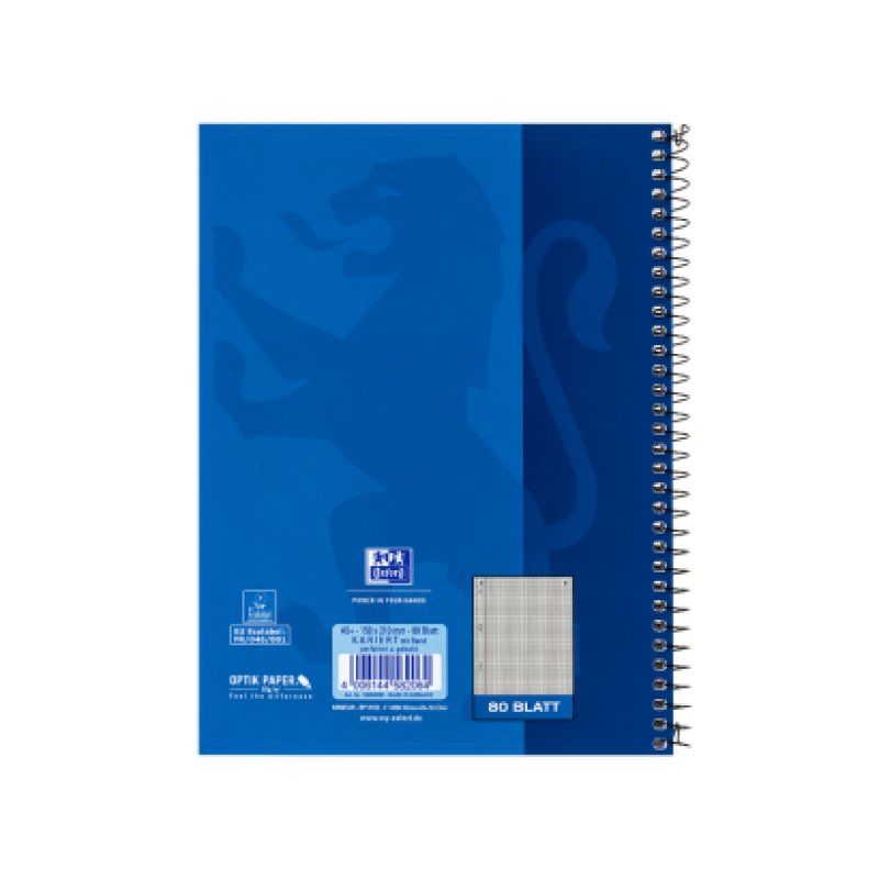 Oxford 100050393 writing notebook A5 80 sheets Blue