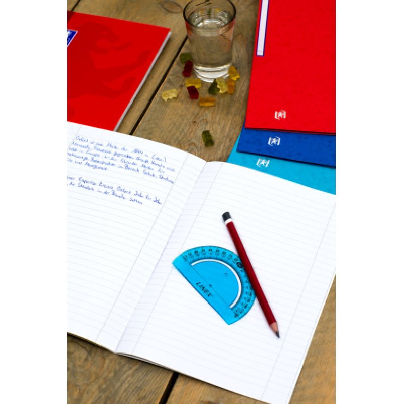 Oxford 100050358 bloc-notes A4 80 feuilles Bleu