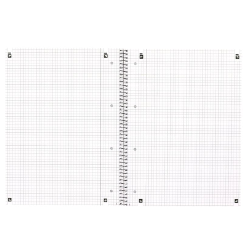 Oxford Cahier à spirale, A4 , quadrillé, 160 pages