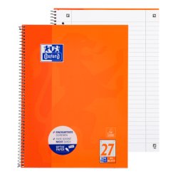 Oxford 100050360 writing notebook A4 80 sheets Orange