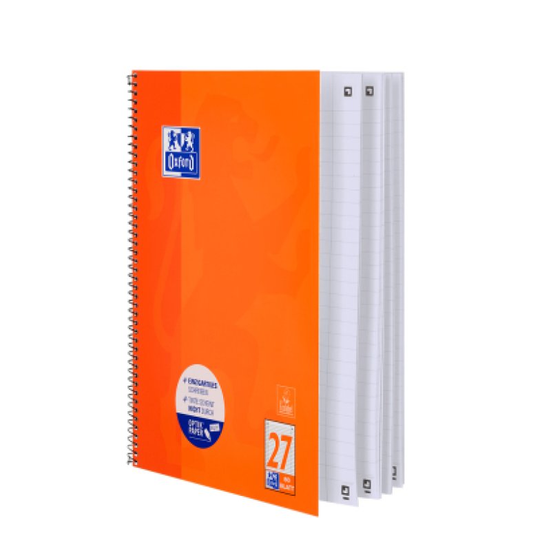 Oxford 100050360 writing notebook A4 80 sheets Orange