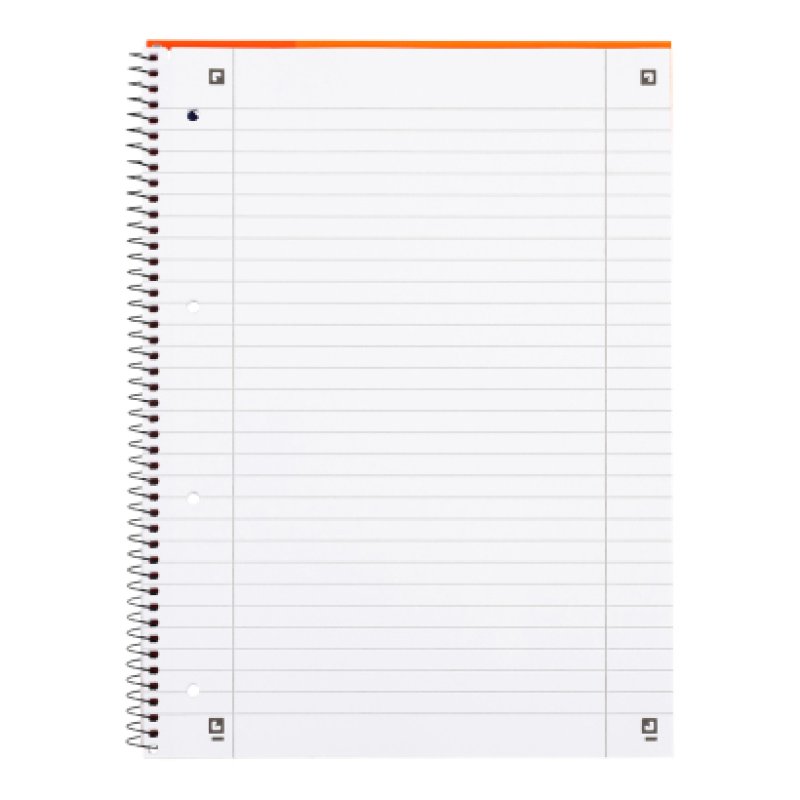 Oxford 100050360 writing notebook A4 80 sheets Orange