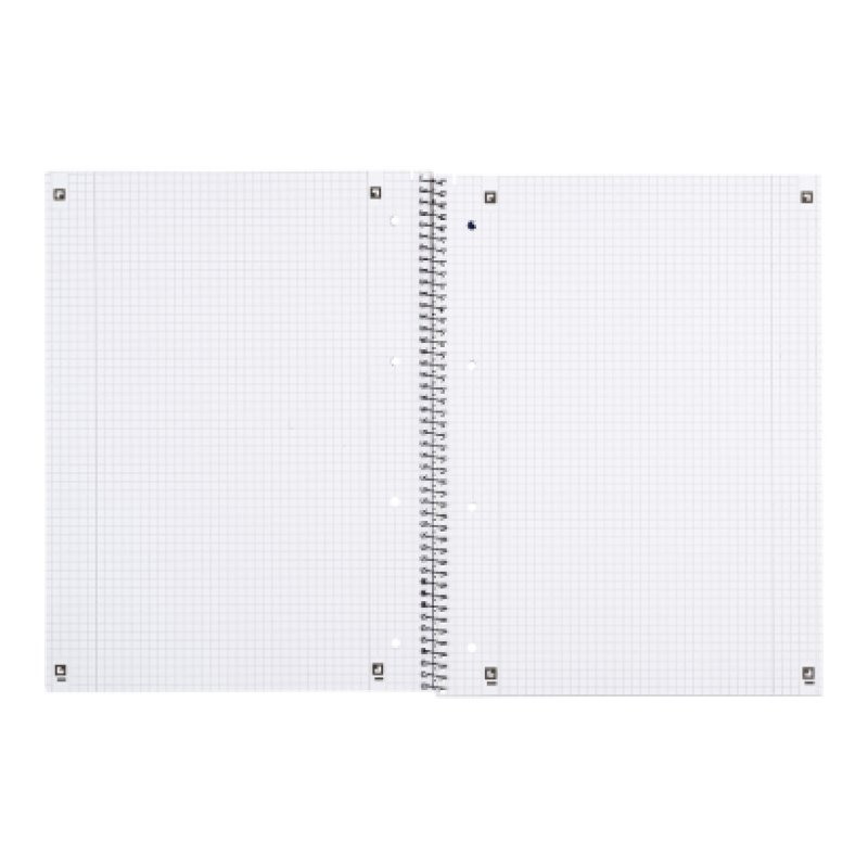 Oxford Cahier, format A4 , quadrillé, 160 pages,marge gauche