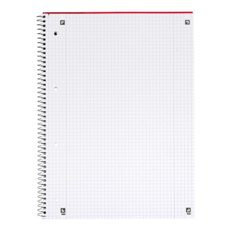 Oxford 100050361 bloc-notes A4 80 feuilles Rouge