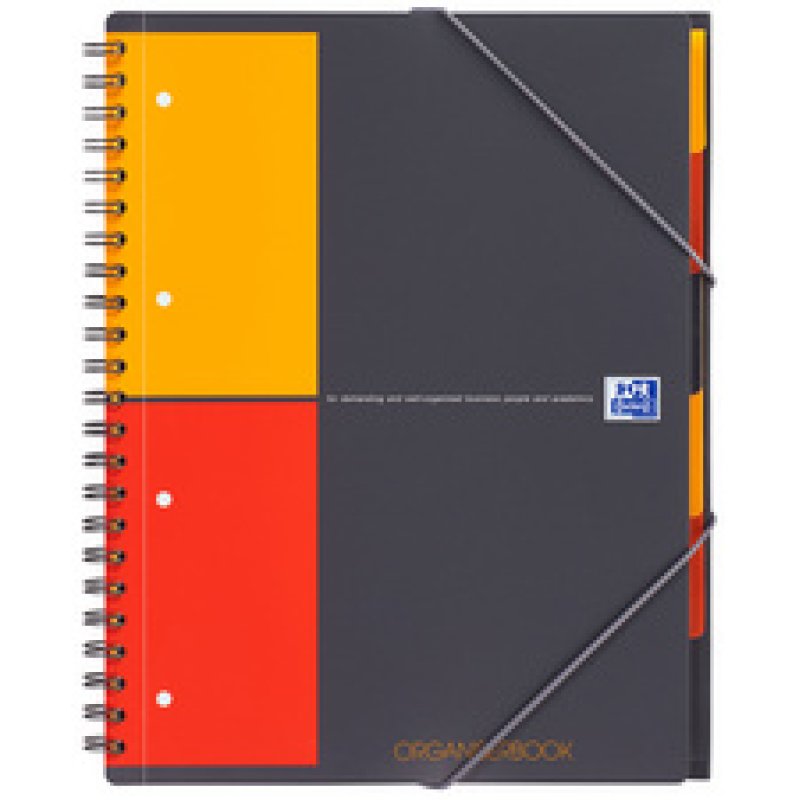 Oxford International Cahier "ORGANISERBOOK", A4 , ligné