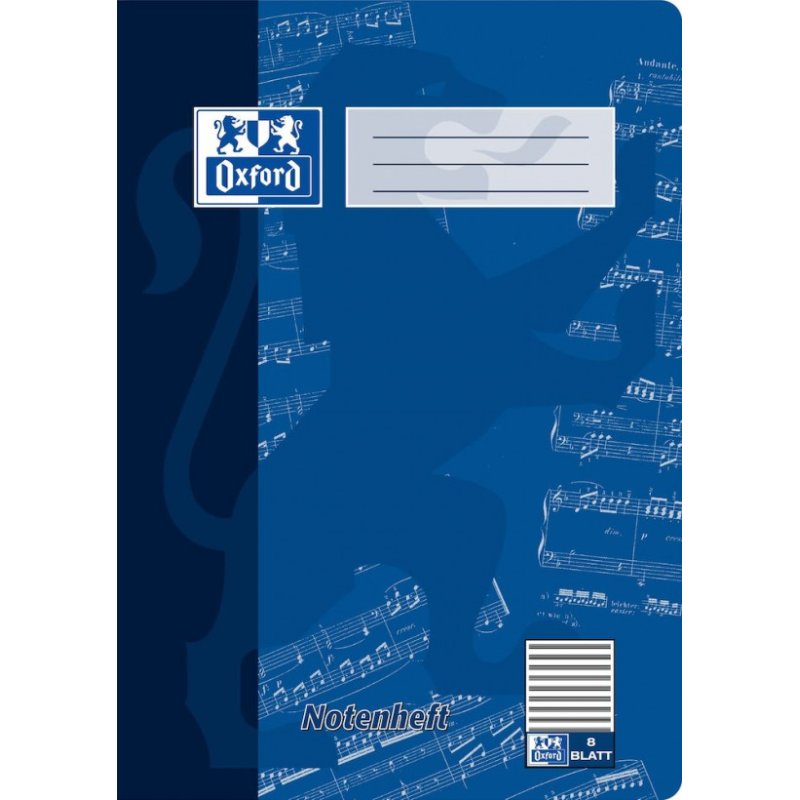 Oxford 100050363 bloc-notes A4 Bleu