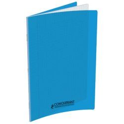 Conquerant Cahiers Polypro bloc-notes 96 feuilles Bleu