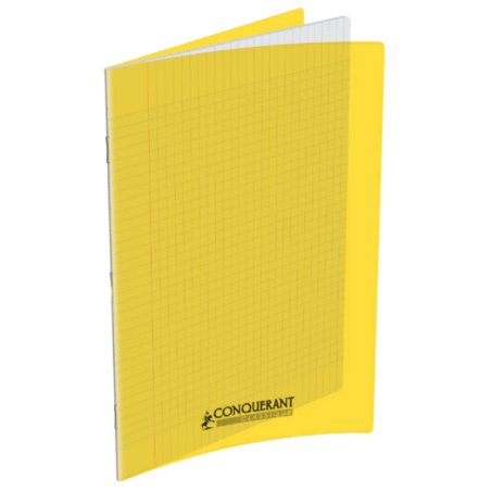 CONQUERANT CLASSIQUE Cahier 170 x 220 mm, Seyès, jaune