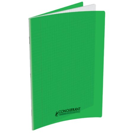 Conquerant Cahiers Polypro writing notebook 96 sheets Green