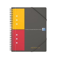 Oxford International Cahier "MEETINGBOOK", quadrillé, A5 