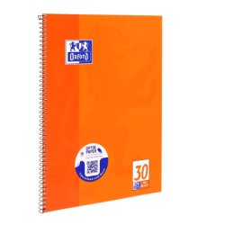 Oxford Cahier à spirale, A4 , uni, 160 pages, orange
