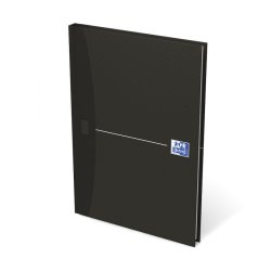 Oxford Carnet de notes "Smart Black", relié, A5, ligné