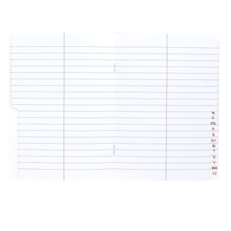 Oxford 100302812 bloc-notes A5 80 feuilles Vert, Rouge