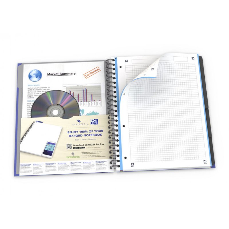 Oxford 100104486 writing notebook A4 Fuchsia