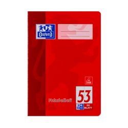Oxford 100050383 writing notebook A5 32 sheets Green, Red