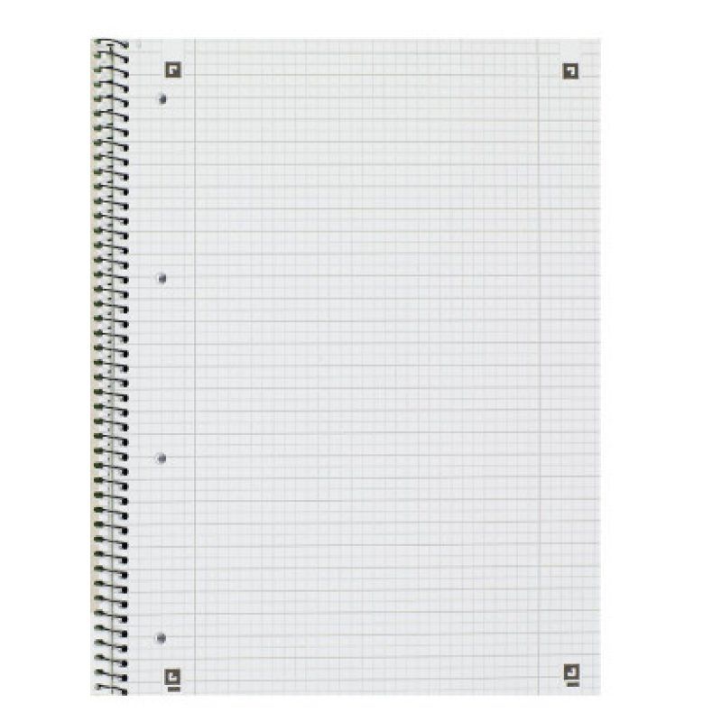 Oxford cahier à spirale "KarLi", format A4 , vert, 160 pages