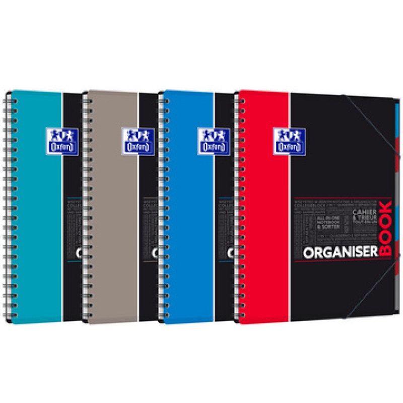 Oxford Etudiants Cahier "ORGANISERBOOK", A4 , seyès
