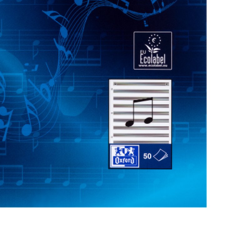 Oxford 100050345 bloc-notes A4 50 feuilles Bleu