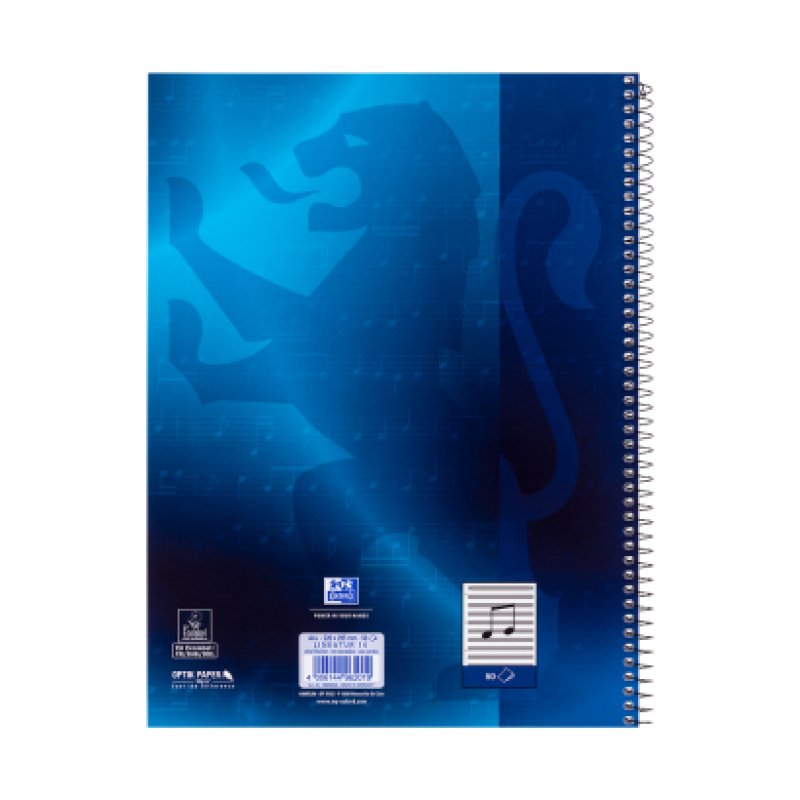 Oxford 100050345 bloc-notes A4 50 feuilles Bleu