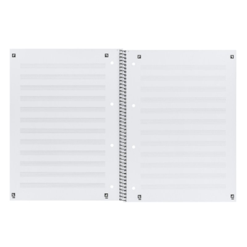 Oxford Noten-Collegeblock, DIN A4, 50 Blatt, Lineatur 14