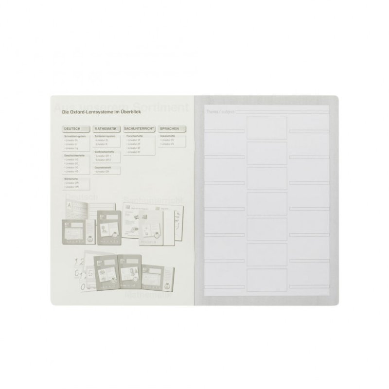 Oxford Vokabelheft, Lineatur: 3V, DIN A4, 16 Blatt