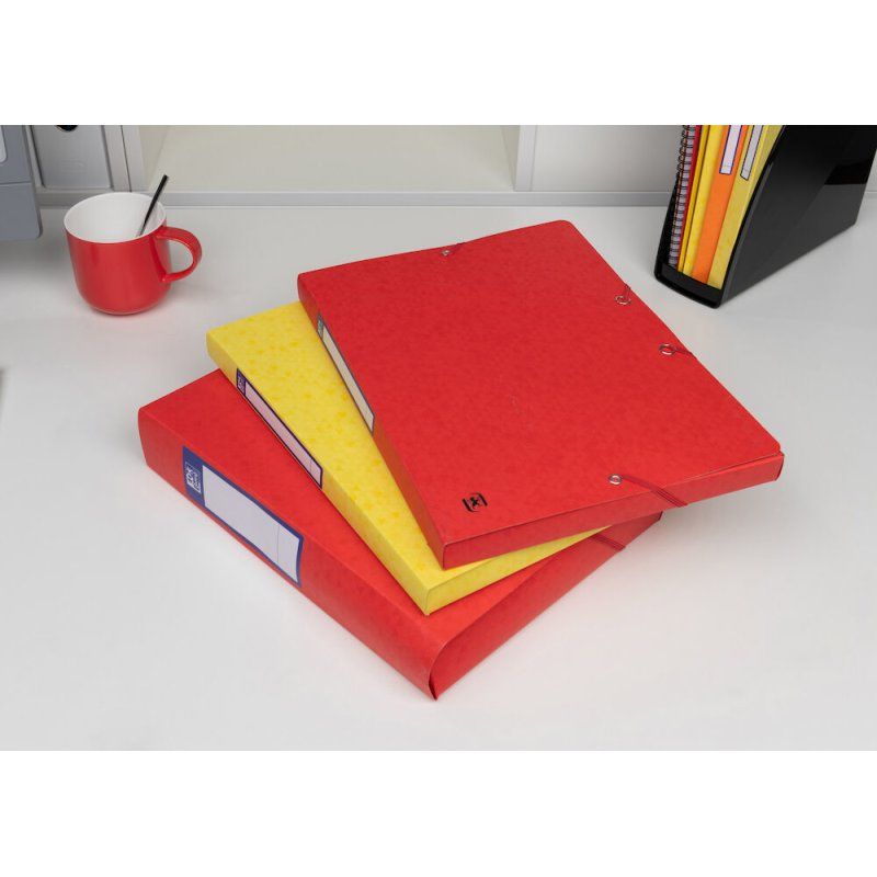 Oxford Boîte de classement Top File , 25 mm, A4, rouge