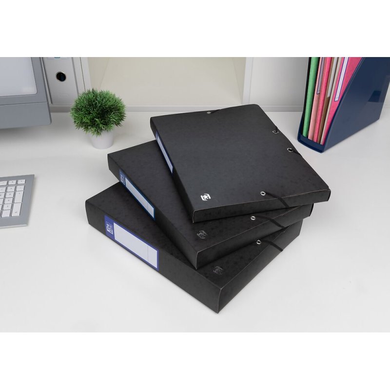 Oxford 400114370 folder Cardboard Black A4 