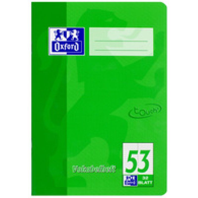 Oxford Vokabelheft "TOUCH", DIN A5, 2 Spalten, grün