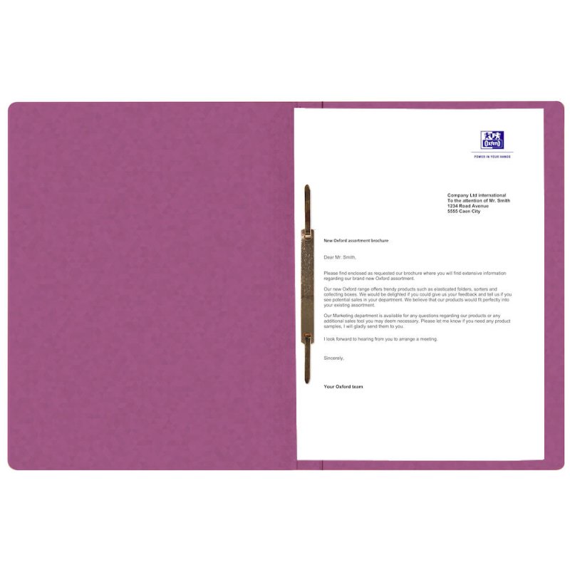 Oxford 400116202 fichier Carton Violet A4