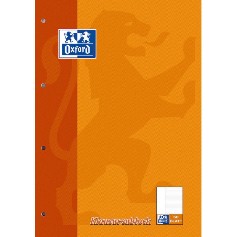 Oxford 100061261 writing notebook A4 Orange