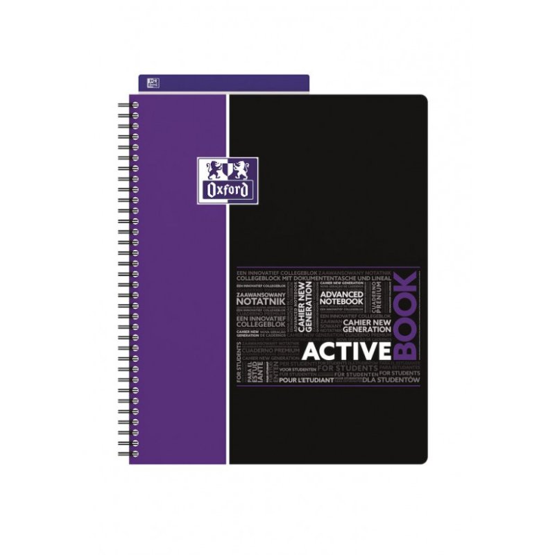 Oxford Etudiants Cahier "ACTIVEBOOK", A4 , quadrillé