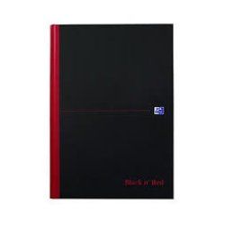 Oxford 400047607 writing notebook A4 192 sheets Black, Red