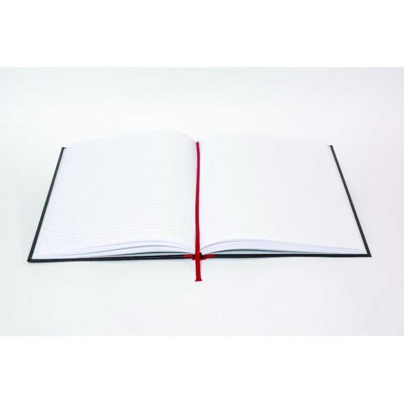Oxford bloc-notes Black n' Red - à reliure, A4, ligné