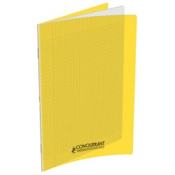 CONQUERANT CLASSIQUE Cahier 170 x 220 mm, séyès, jaune
