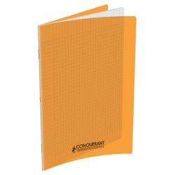 CONQUERANT CLASSIQUE Cahier 170 x 220 mm, séyès, orange