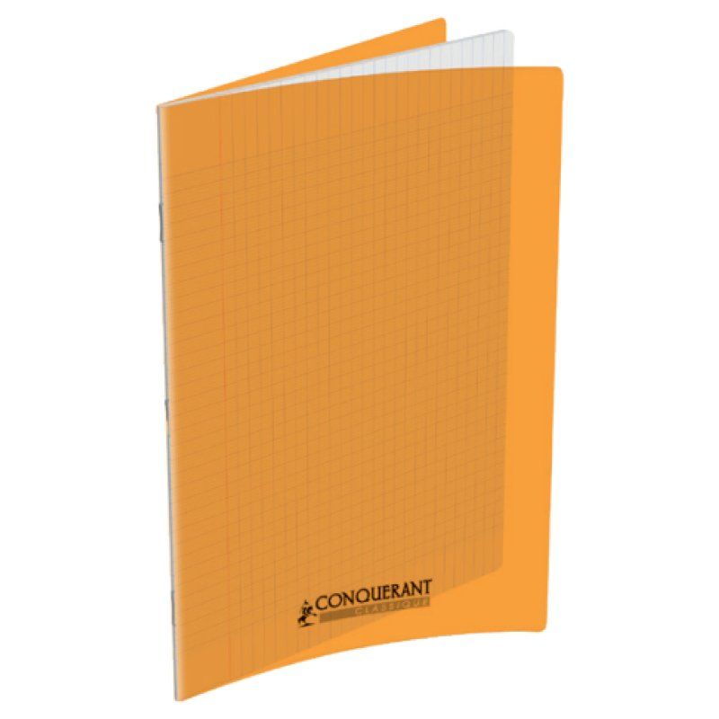 Conquerant Cahiers Polypro writing notebook 96 sheets Orange
