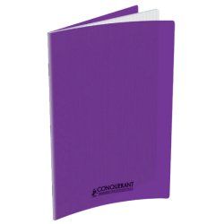 Conquerant Cahiers Polypro bloc-notes 96 feuilles Violet