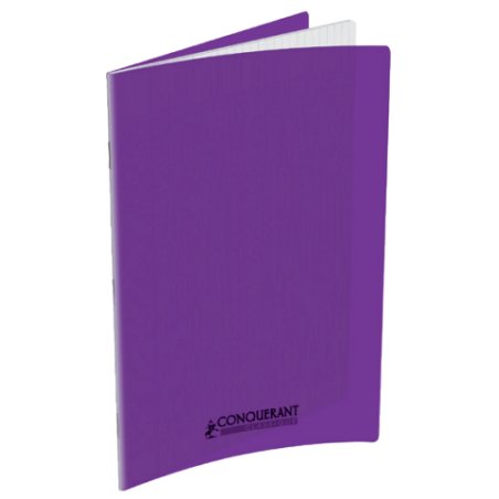 CONQUERANT CLASSIQUE Cahier 170 x 220 mm, séyès, violet