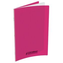 Conquerant Cahiers Polypro bloc-notes 96 feuilles Rose