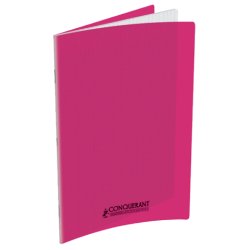CONQUERANT CLASSIQUE Cahier 170 x 220 mm, séyès, rose