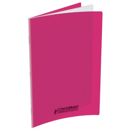 CONQUERANT CLASSIQUE Cahier 170 x 220 mm, séyès, rose