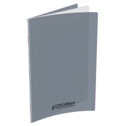 CONQUERANT CLASSIQUE Cahier 170 x 220 mm, séyès, gris