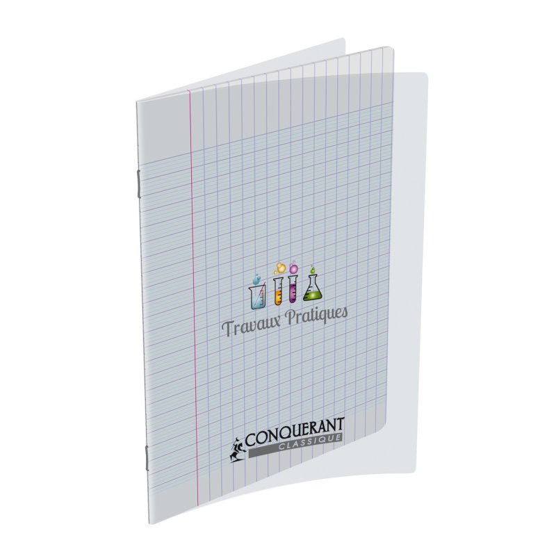 Conquerant 400002790 writing notebook 64 sheets Transparent