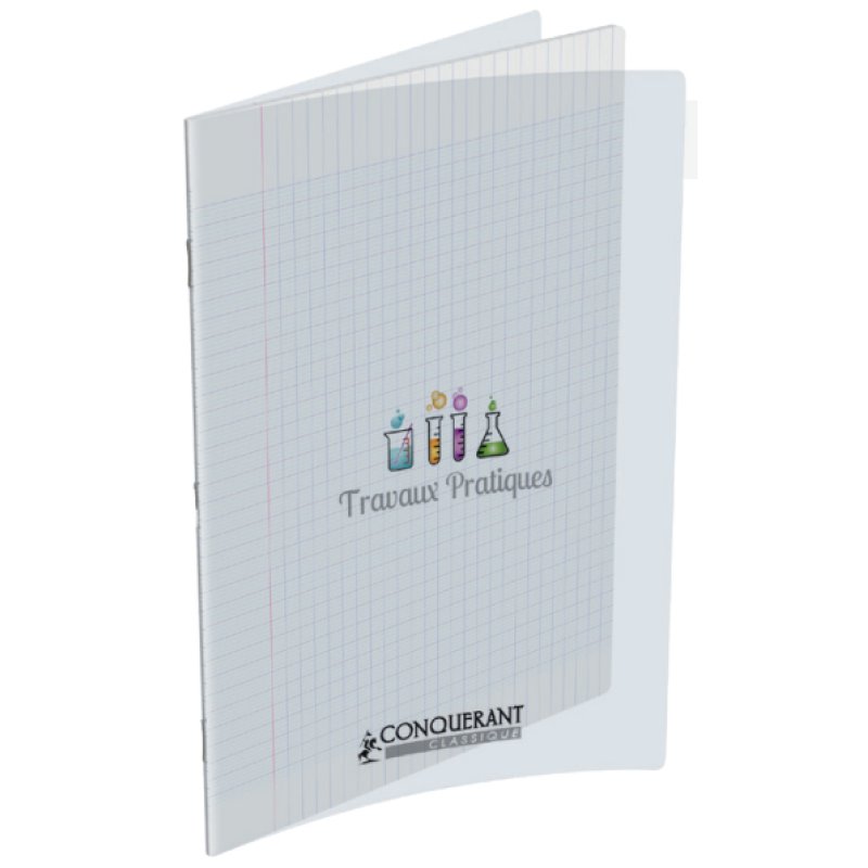 Conquerant Cahiers Polypro writing notebook 96 sheets Transparent