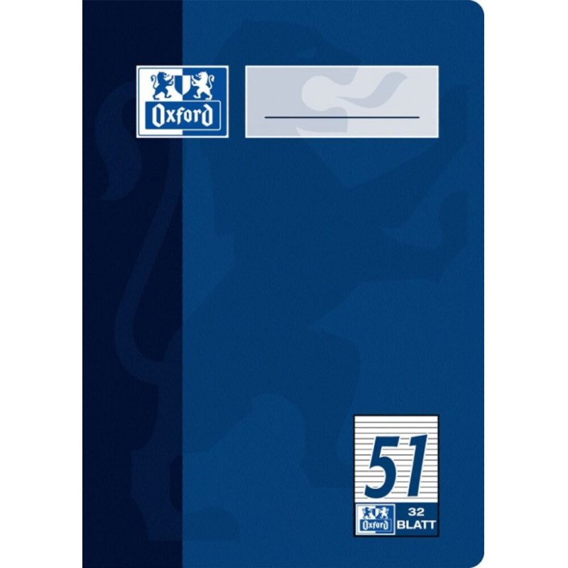 Oxford 100050396 bloc-notes A6 Bleu