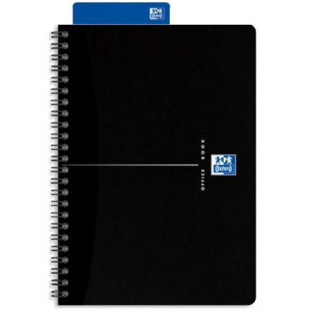 Oxford 100102565 bloc-notes A5 Noir, Bleu