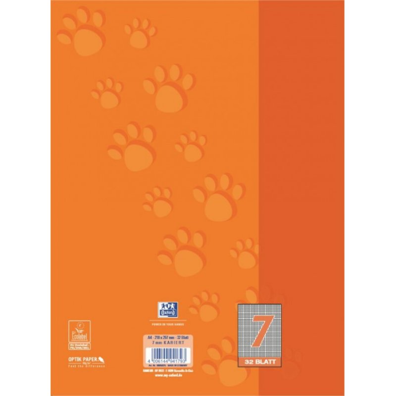 Oxford 100050325 writing notebook A4 Orange