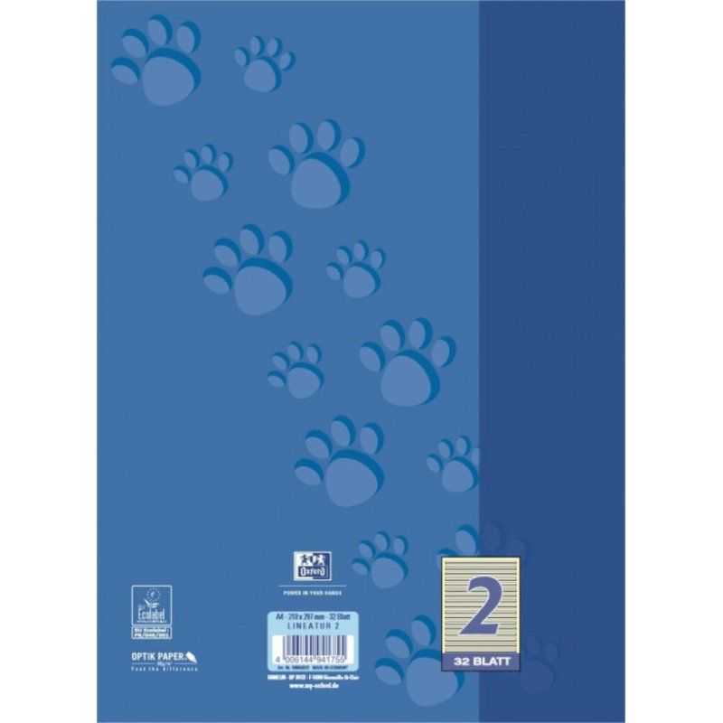 Oxford 100050323 writing notebook A4 Blue