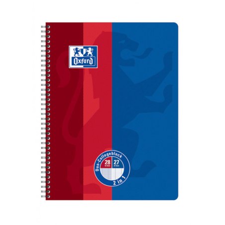Oxford Cahier scolaire DUO classique, A4 , 160 pages