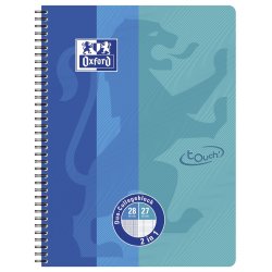 Oxford 400101422 bloc-notes A4 80 feuilles Bleu